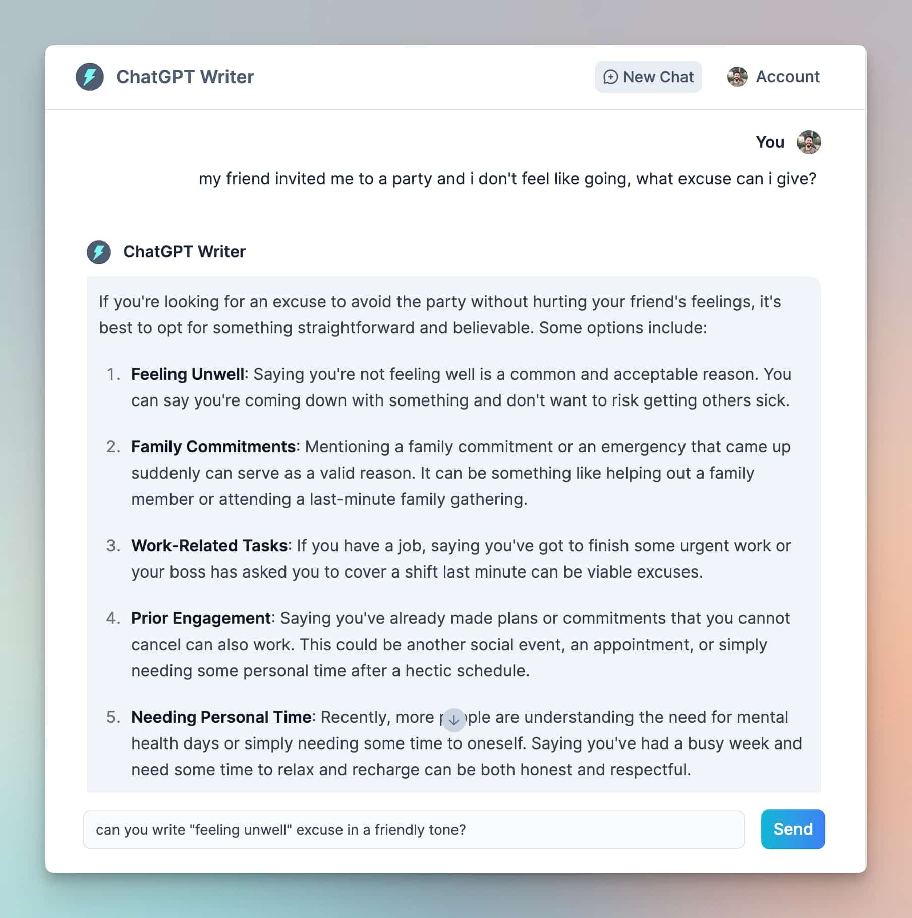 web app demo
